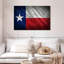 Borges Texas Flag On Wood-107832510