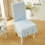 Housse pour chaise de salle à manger en polyester