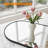  Lunara Tempered Glass Oval Mirror, Rust-proof Alluminium Alloy Framed Wall-Mounted Mirrors for Bathroom-821133091