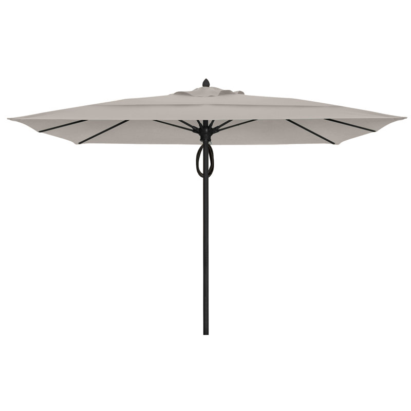 Parasol de marché carré 10 pi Prestige, Blanc, Taupe