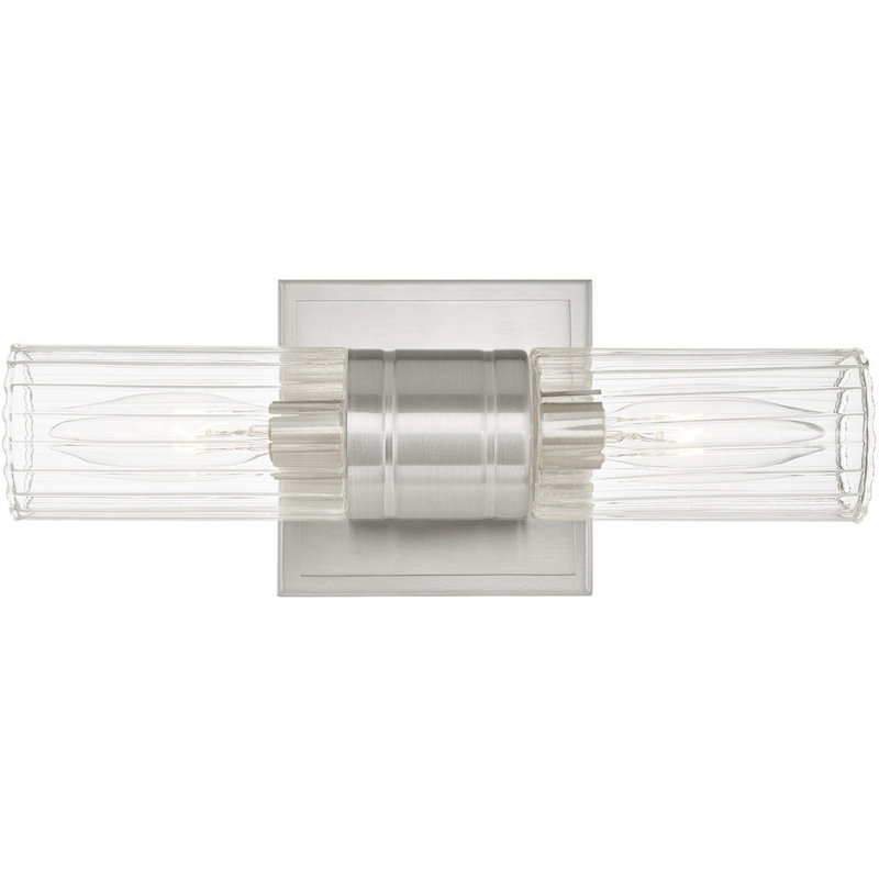 Midtown 2 - Light Vanity Light, Brushed Nickel