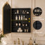 Pharmacie baroque en métal 24 po x 16 po avec miroir et ornements amovibles-1613221831-1616002621