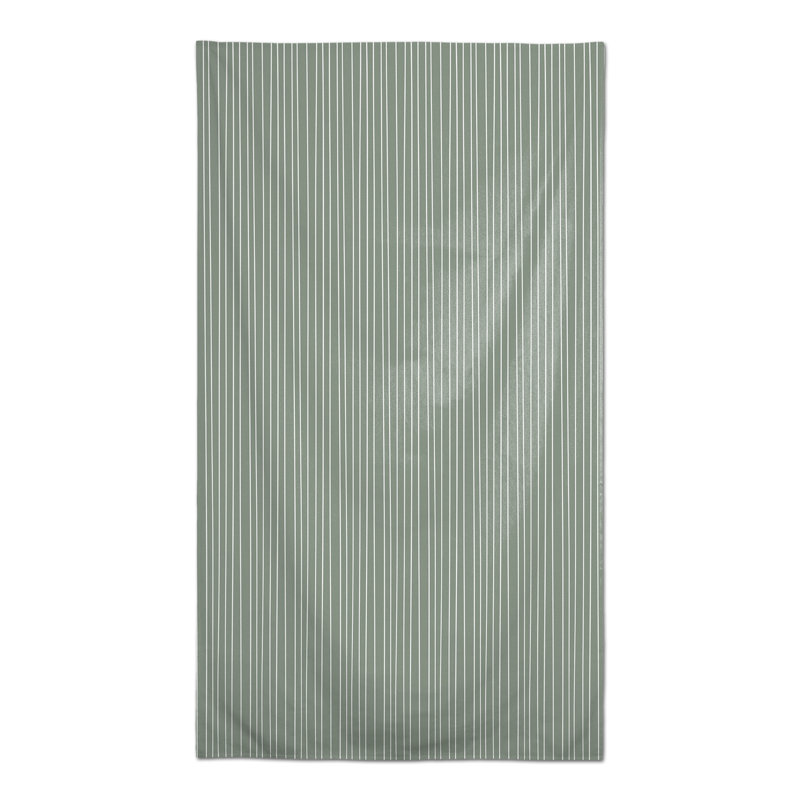 Hariette Striped Tablecloth, Green