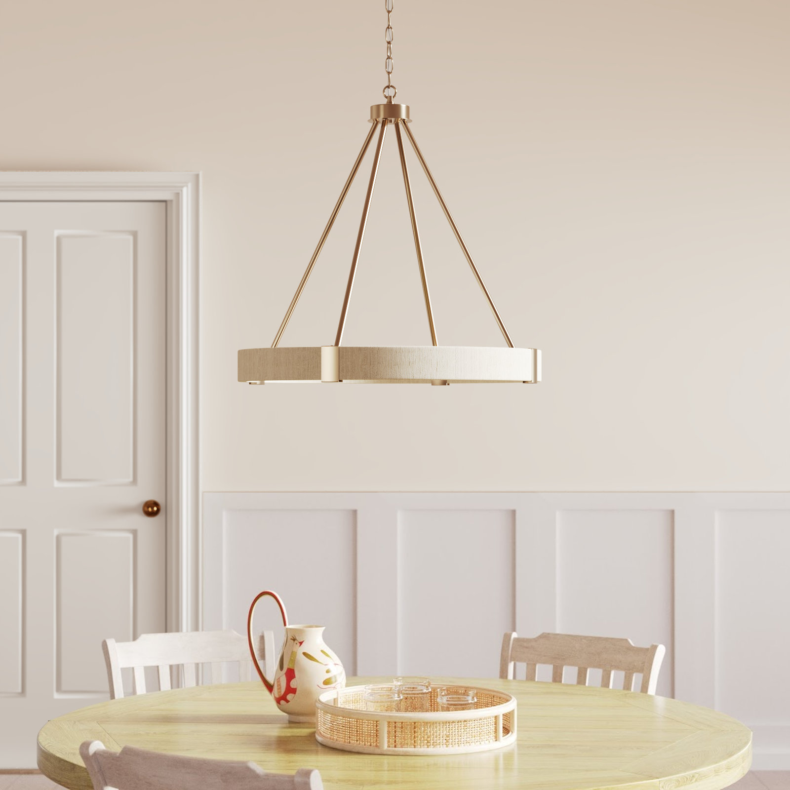 Dorrin Dimmable Chandelier, 25.5" H x 26" W