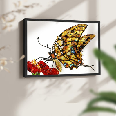 Wings II -Framed Print - Restickable