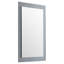 Miroir mural cadre en métal glam