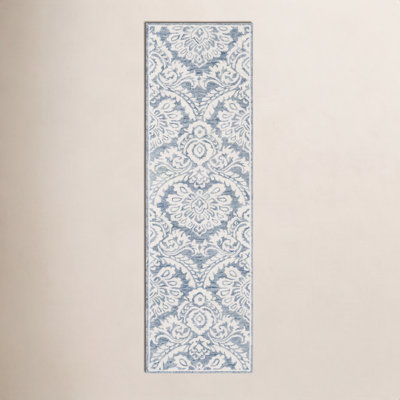Tansy Blue Ivory Hand-Tufted Wool Rug