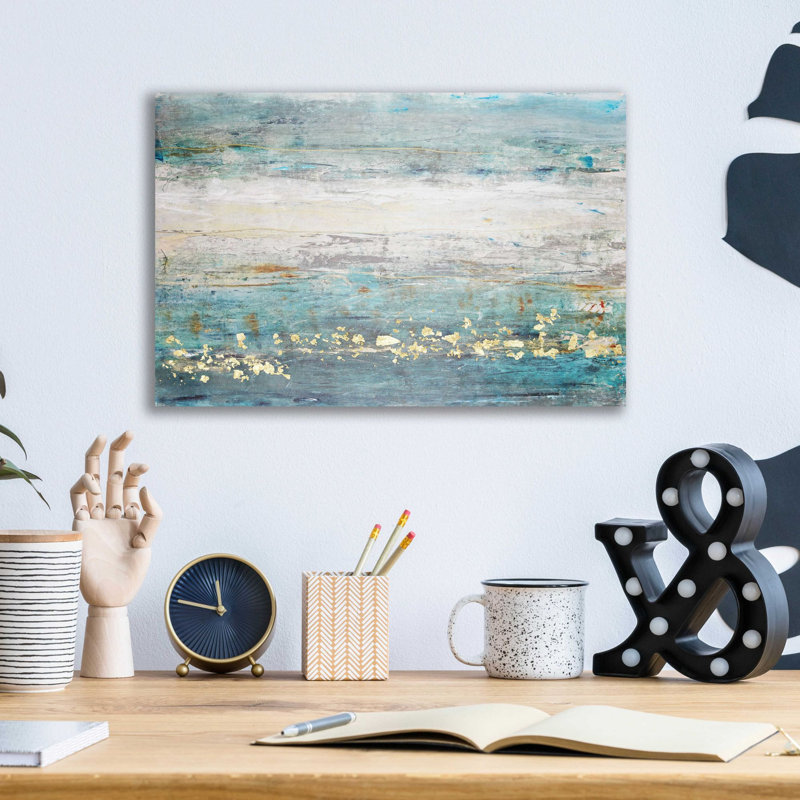 «Accent II» par Tim O'Toole, art mural en verre acrylique, H 12 po x l 16 po x P 0,13 po