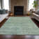Machine Washable Indoor/Outdoor Xhevrie Teal Rug