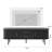 Mid-Century Modern TV Stand, Minimalist Wood Media Console with Roller Shutter Door-1678793218-1684980312