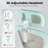 Ergonomic Office Chair With Adjustable Headrest And Lumbar Support, Ideal For Comfortable Home And Study Use
