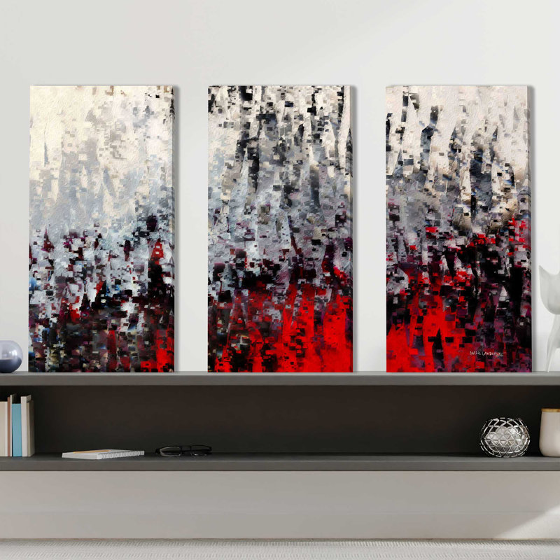 Ensemble de 3 impressions sur toile par Judge, "The Lord Is With You" par Judge, H 32 po x l 48 po x P 0,75 po