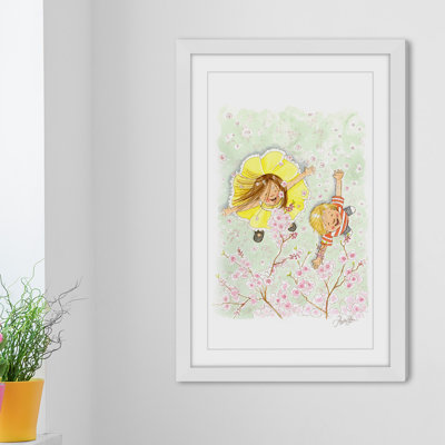 'Blossom Shower' by Phyllis Harris Framed Print