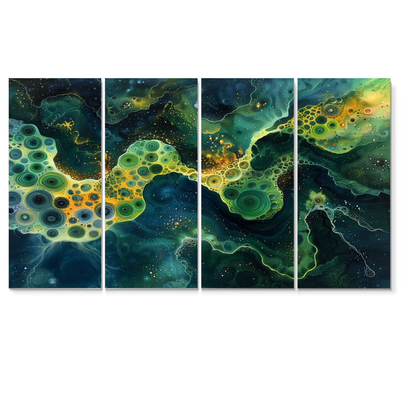 Costache - ensemble d'art mural abstrait sur toile, H 28 po x l 48 po