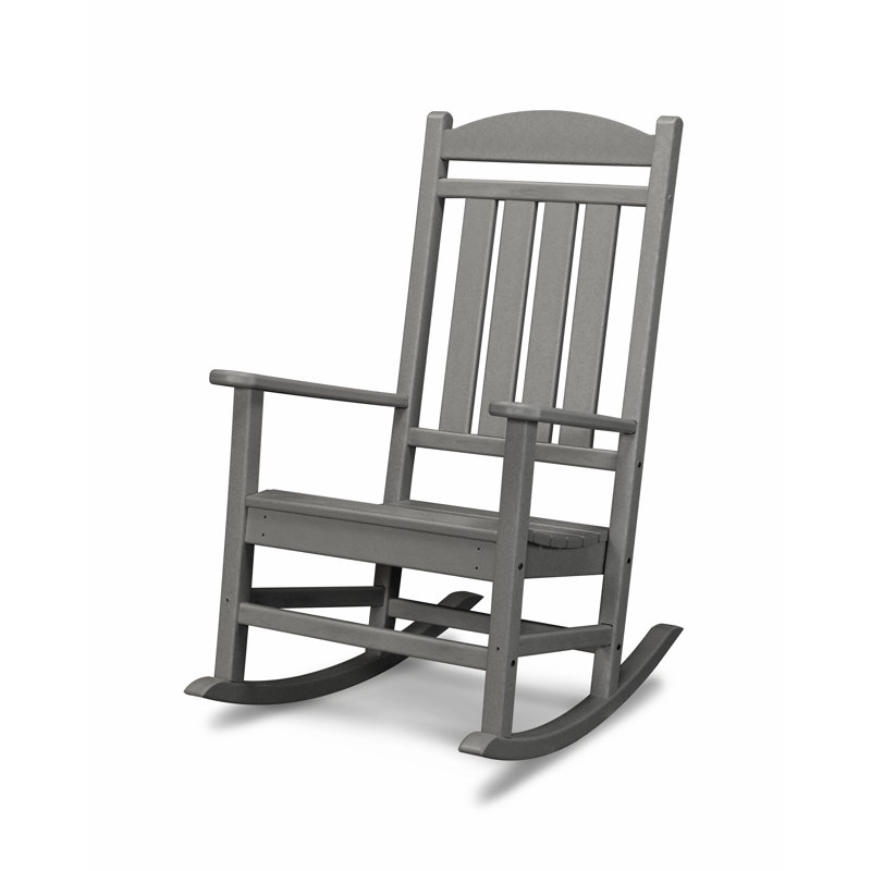 Chaise berçante POLYWOOD, Gris ardoise