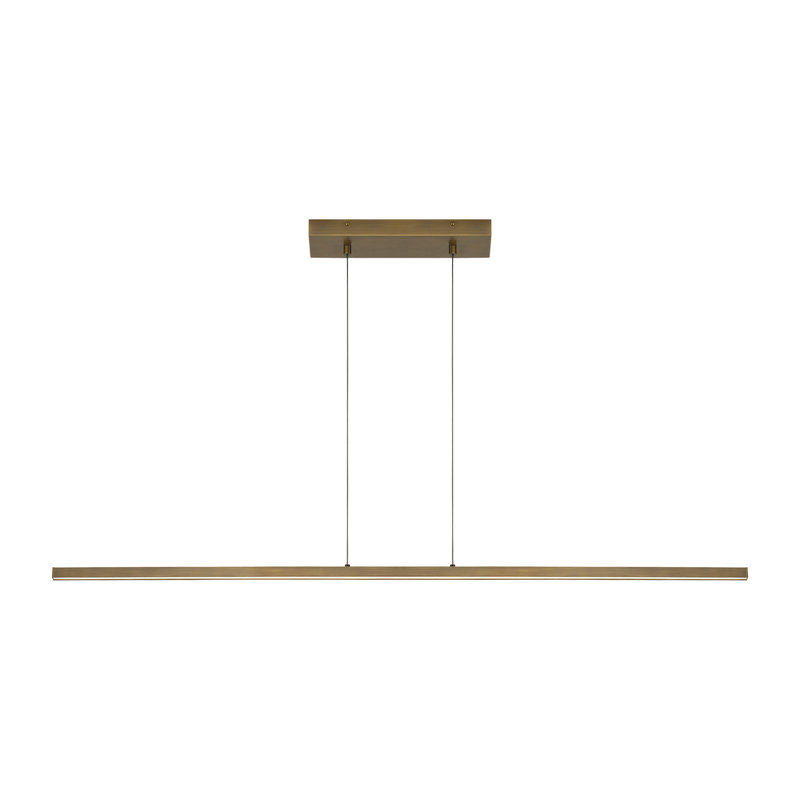 Essence 1 - Light LED Pendant, Aged Brass