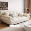 Canapé modulaire en polyester blanc crème-366097557