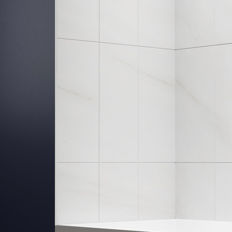 Composite Shower Wall Panel Surround - Seamless 60" Back Wall, 60" H x 60" W x 32" D