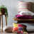 Embroidered Feather Reversible Throw Pillow