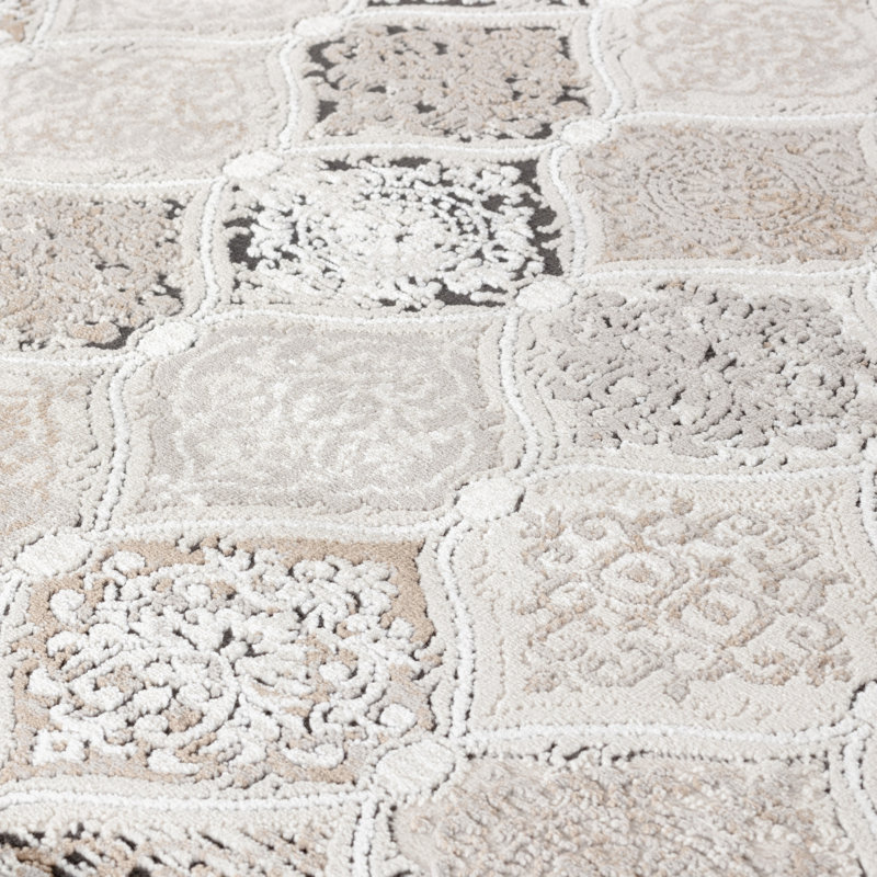 Shonique Cotton Abstract Indoor Rug, Rectangle 7'9" x 10'8"