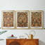 Série de pièces de la collection CCXCIX de Wm Morris - Toile tendue avec châssis encadré - 3 pièces-347777612-347777611
