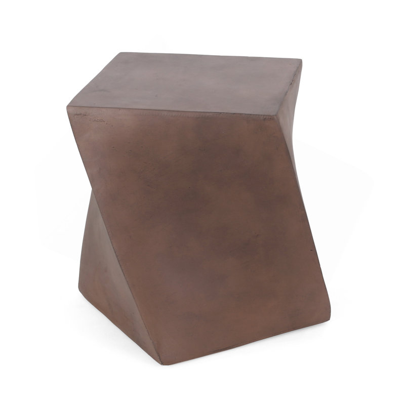 Outdoor Lightweight Concrete Side Table