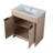 Freestanding Bathroom Vanity with Ceramic Sink