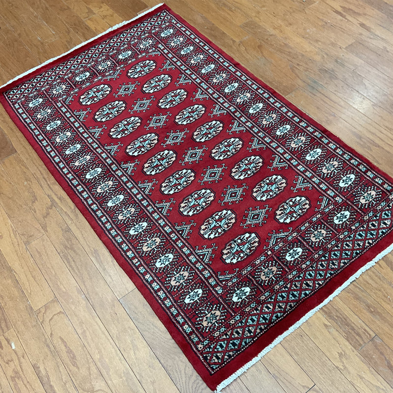 Tapis en laine Bokhara fabriqué à la main