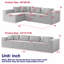 Canapé modulaire Boneless-870027613