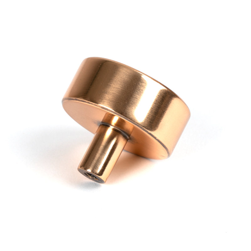 Round Knob, 4 cm, Polished Bronze