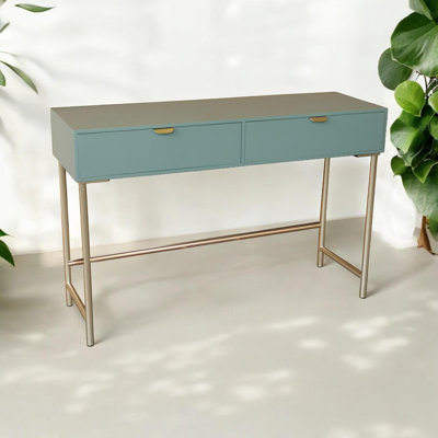 Agnela 120cm Solid Wood Top Console Table