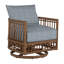Newport Swivel Patio Chair with Cushions-83260304-83260313