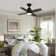 36.6'' Black Ceiling Fan With Remote Control And Light Kit