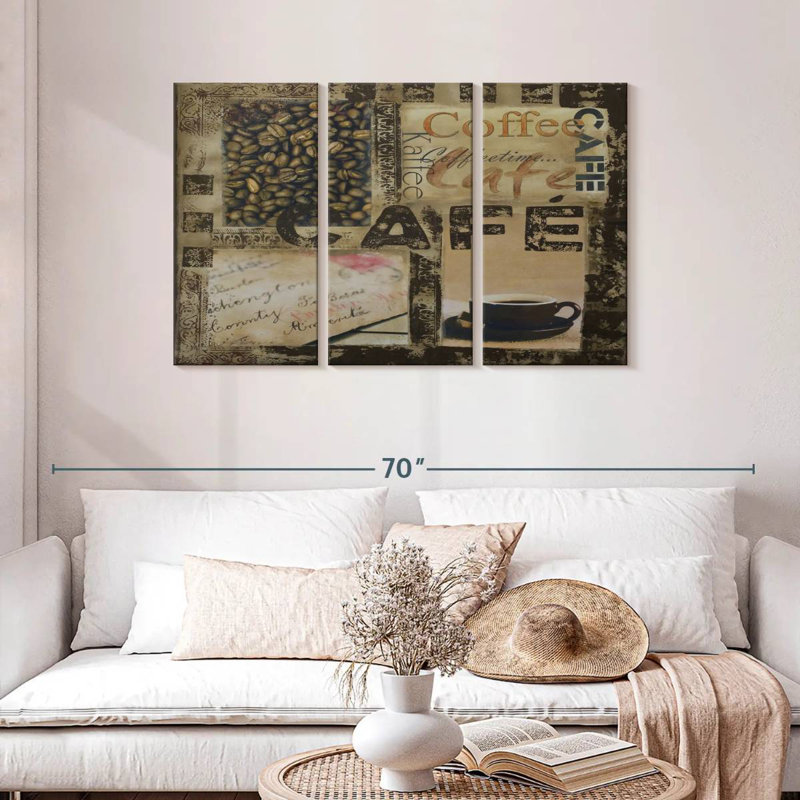 Yarlin Cafe Collage, 28" H x 45" W