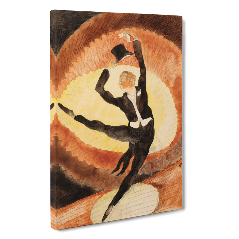 Vaudeville Male Dancer by Charles Demuth - Wrapped Canvas, 50cm H x 35cm W x 3cm D