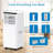 8500btu Portable Air Conditioner With Lcd Display Remote Control,cooling Up To 350 Sq.ft.3