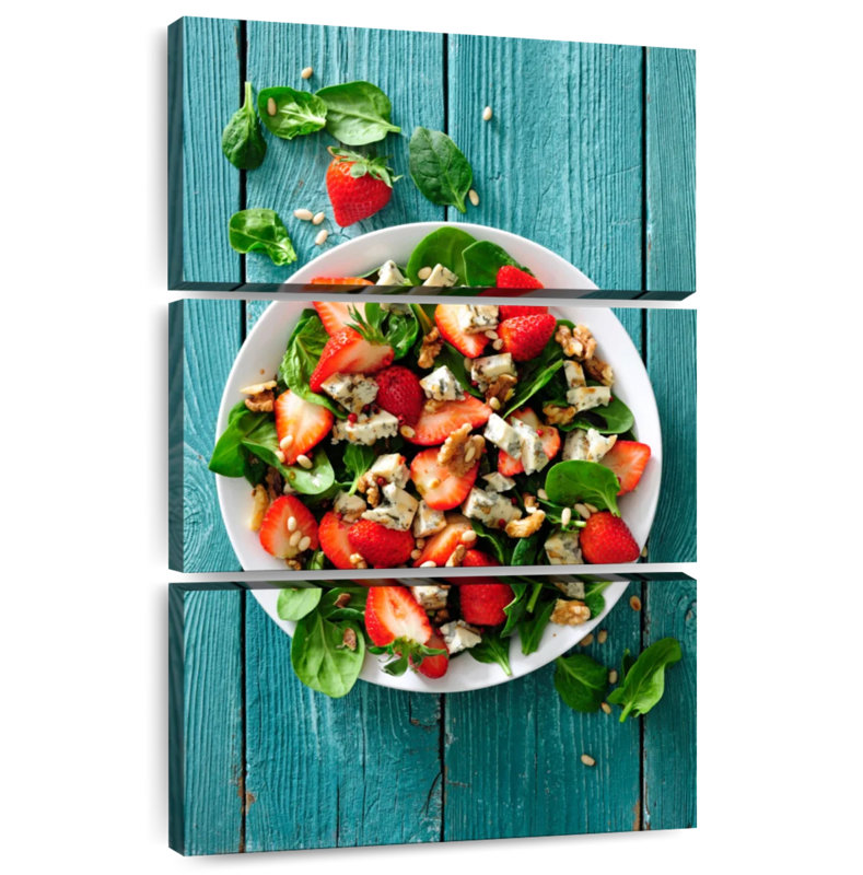 Yarlin Fresh Strawberry Salad, 32" H x 20" W