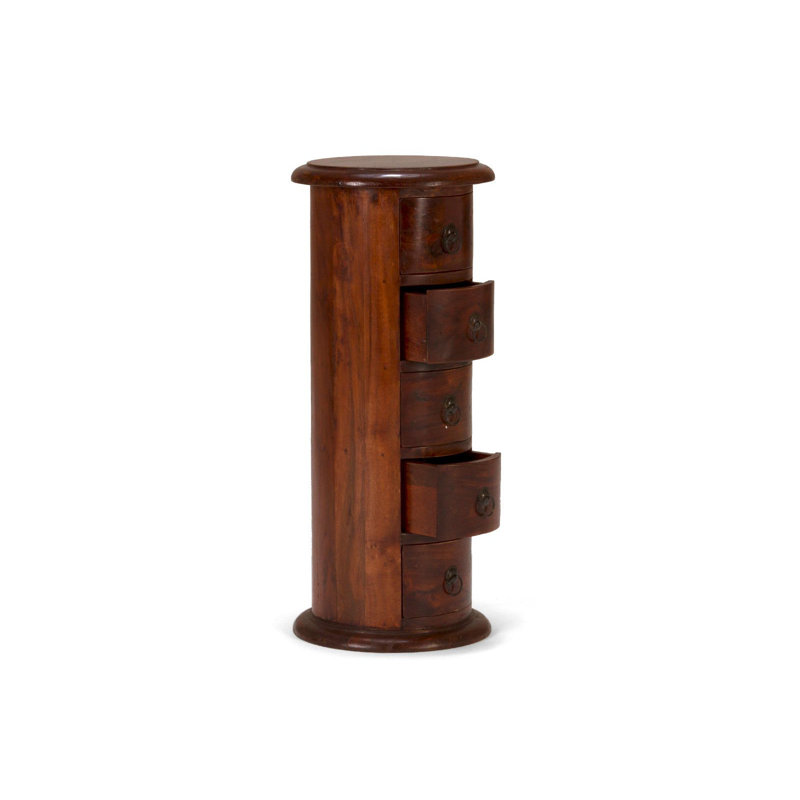 Eccles Solid Wood 32cm W 5 - Drawer Chest of Drawers