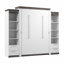 Grand lit escamotable Camalla et 2 étagères étroites avec tiroirs (105 W)-55325542