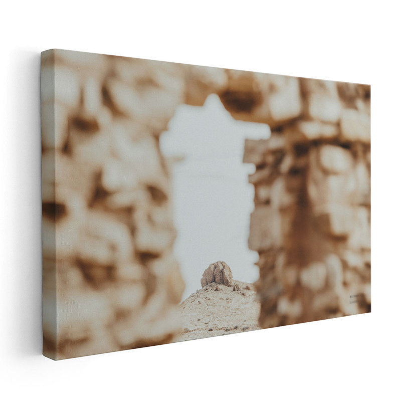 «Through Ruins», reproduction d'art sur toile, H 20 po x l 30 po