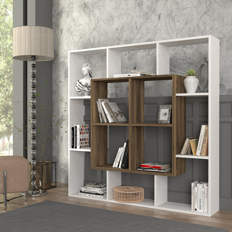 Villela 136 cm H x 136 cm W Cube Bookcase