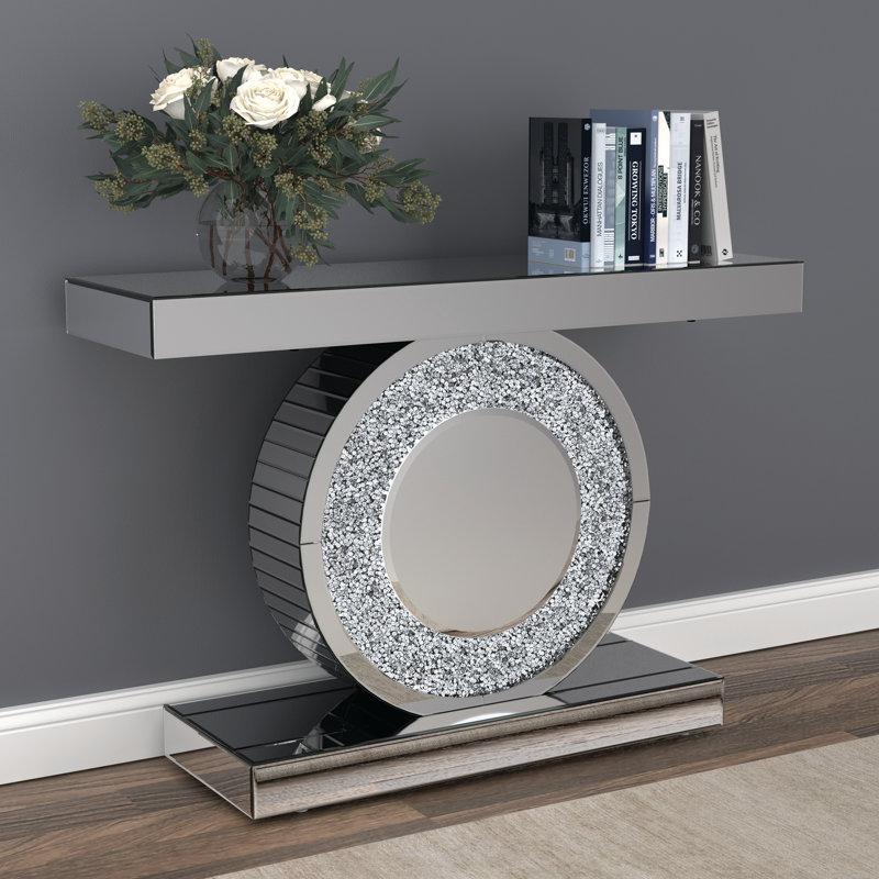 Marilyn 47.25'' Glass Console Table