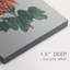 Chrysanthemum on Grey I  -Custom Wrapped Gallery Canvas - 3 Pieces-117253187