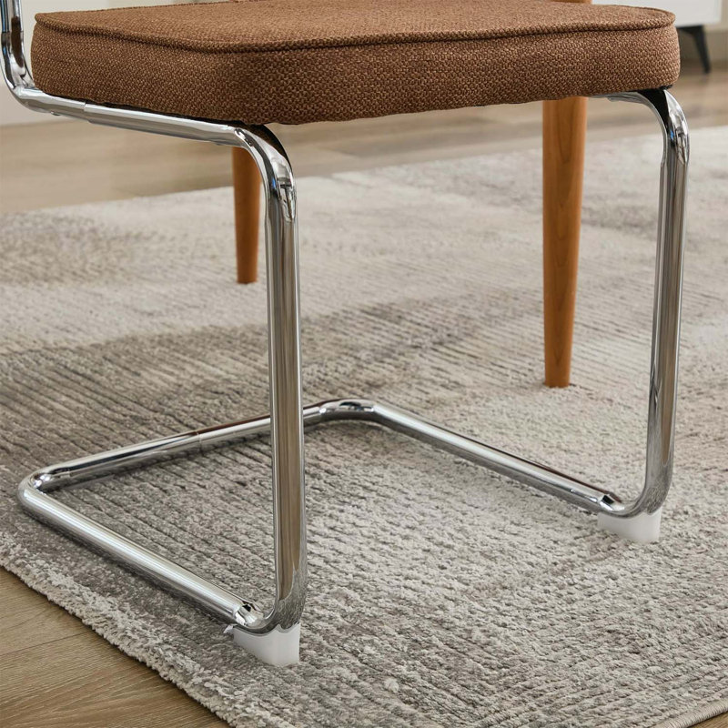 Ensemble de chaises Mid Mid Century Modern, Lin couleur café