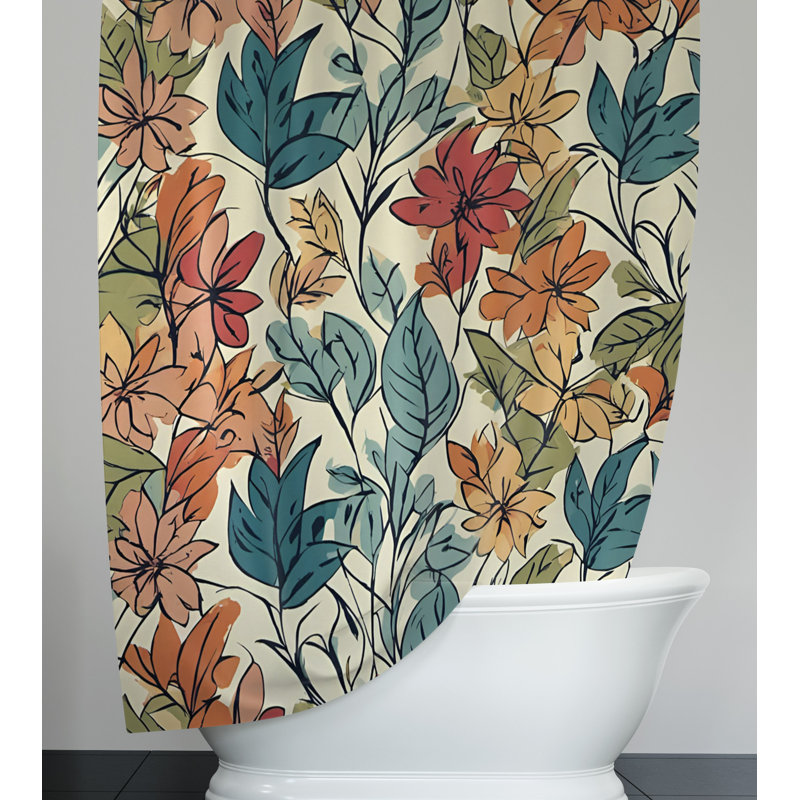Rideau de douche Alderfield, H 72 po x l 70 po