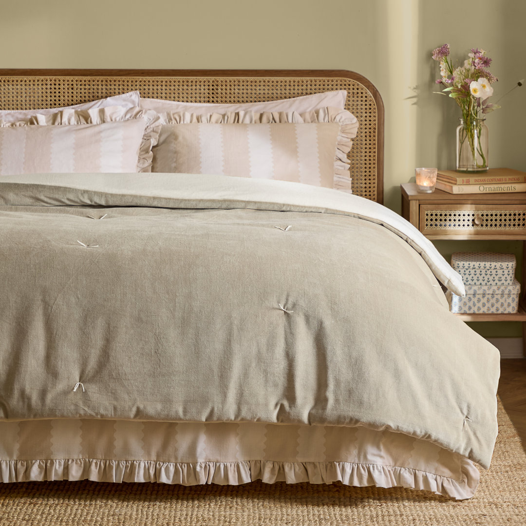 Edie 100% Cotton Velvet Bedspread