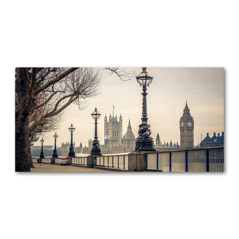 London In The Fall - Wrapped Canvas Print