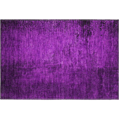 Premium Machine-Washable Mauve Cerrito AMF554 Rug