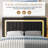 Modern Upholstered Platform Bed with Adjustable Headboard,Velvet Finish,Wide LED Lighted Headboard,No Box Spring Needed,Full Size-29259293-29259294