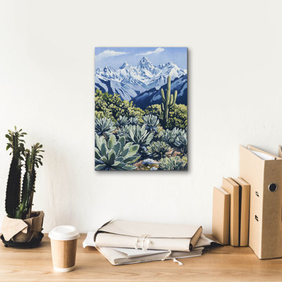 «Mountain Landscape» par Svetlana Aleynikova, art mural sur toile